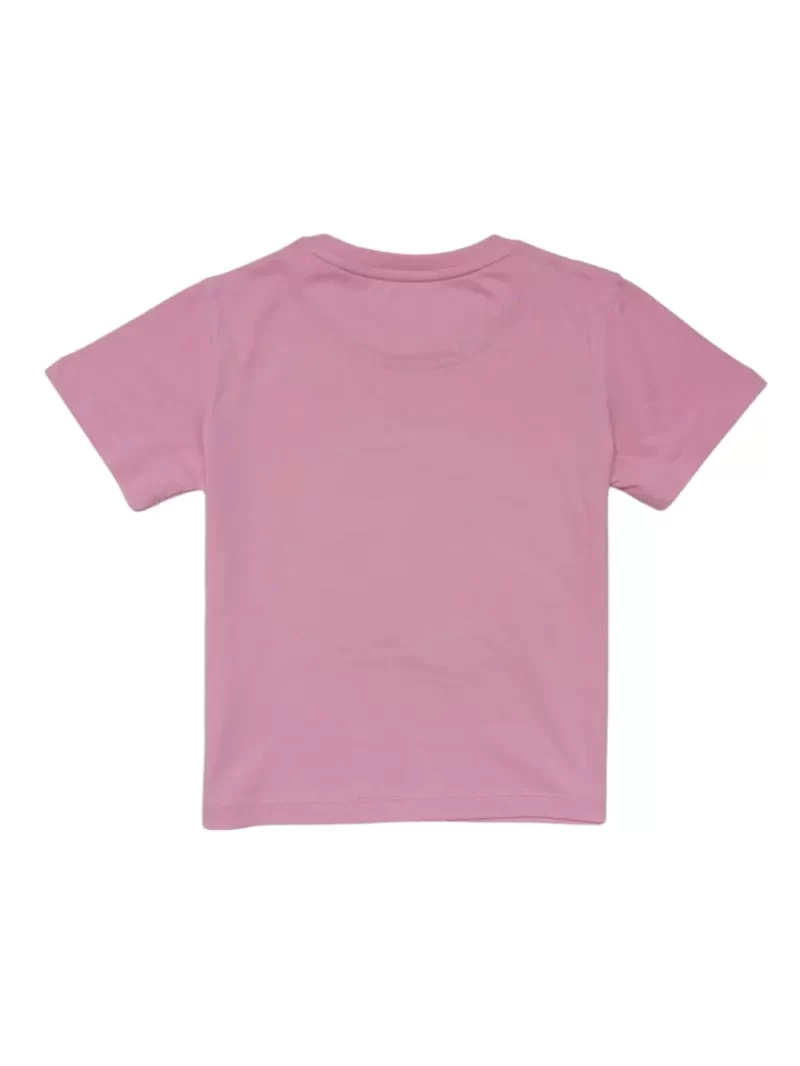 Gini And Jony Girls Pink Graphic Print Cotton Knits Top Half Sleeves 9-10 Years