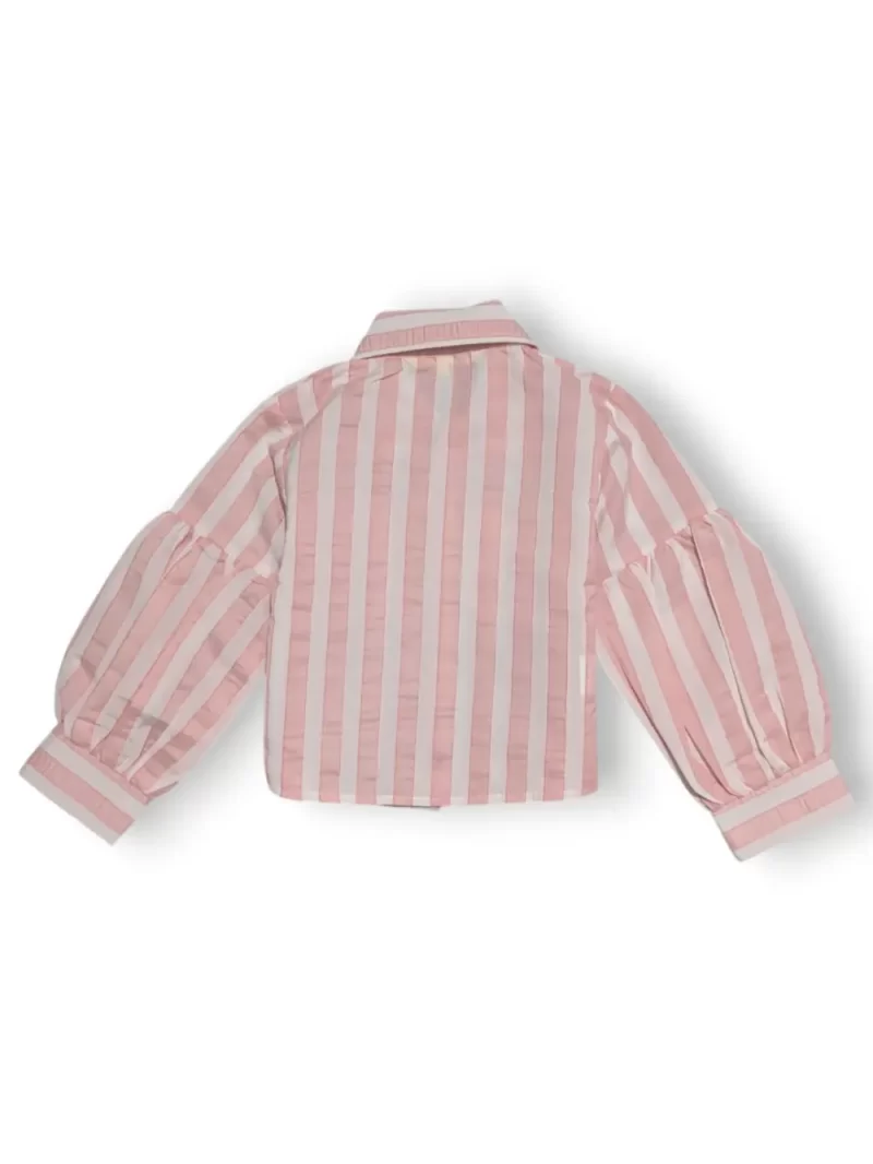 Gini And Jony Girls Pink Typographic Print Cotton Woven Top Cap Sleeves 9-10 Years