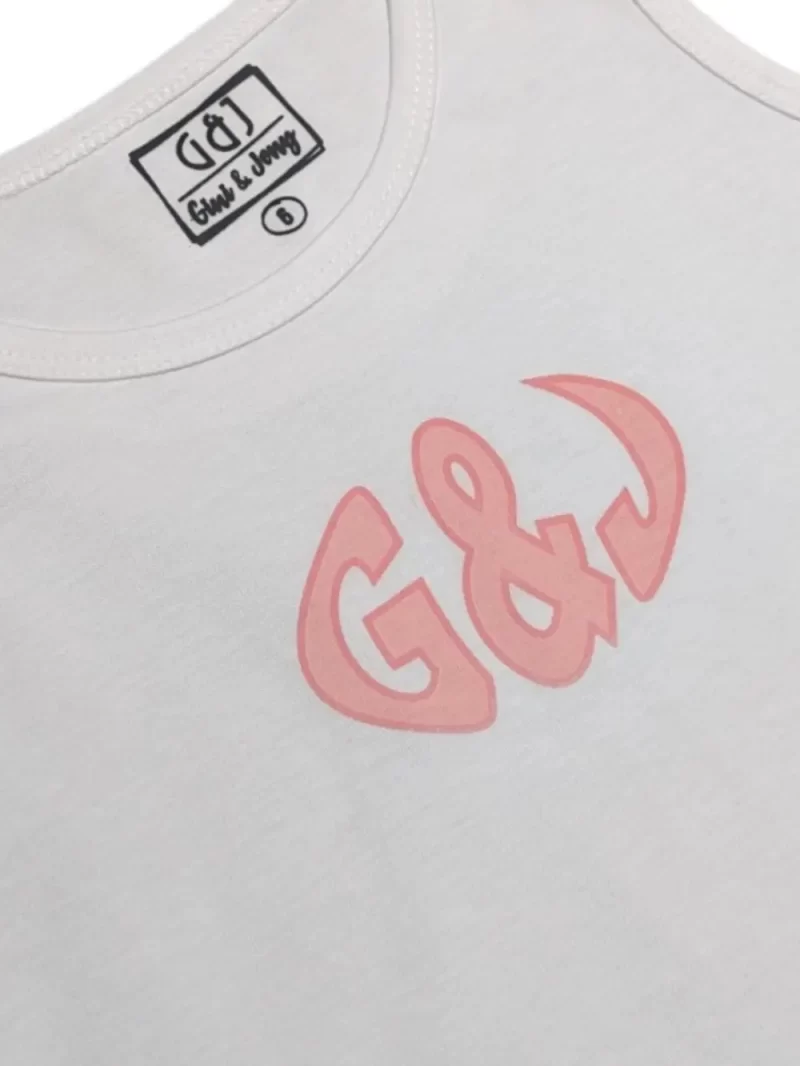 Gini And Jony Girls Pink Typographic Print Cotton Woven Top Cap Sleeves 9-10 Years