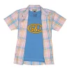 Gini And Jony Boys Pink Checks Cotton Shirt Half Sleeves