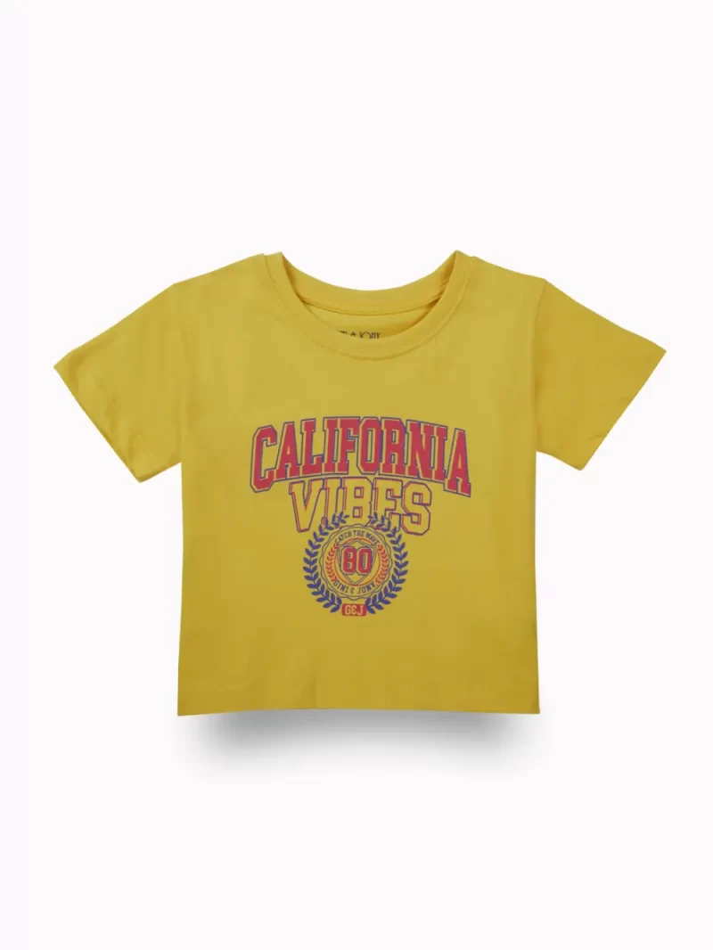 Gini And Jony Girls Multi Color Graphic Print Cotton Knits Top Pack Of 3 Half Sleeves 9-10 Years