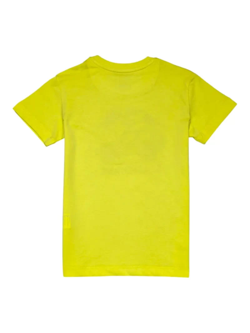 Gini And Jony Boys Yellow Graphic Print Cotton T-Shirt Half Sleeves