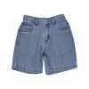 Gini And Jony Boys Blue Washed Denim Bermuda Fixed Waist