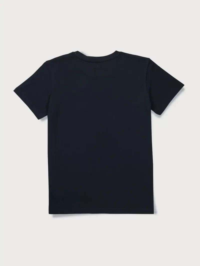 Palm Tree Boys Navy Graphic Print Cotton T-Shirt Half Sleeves