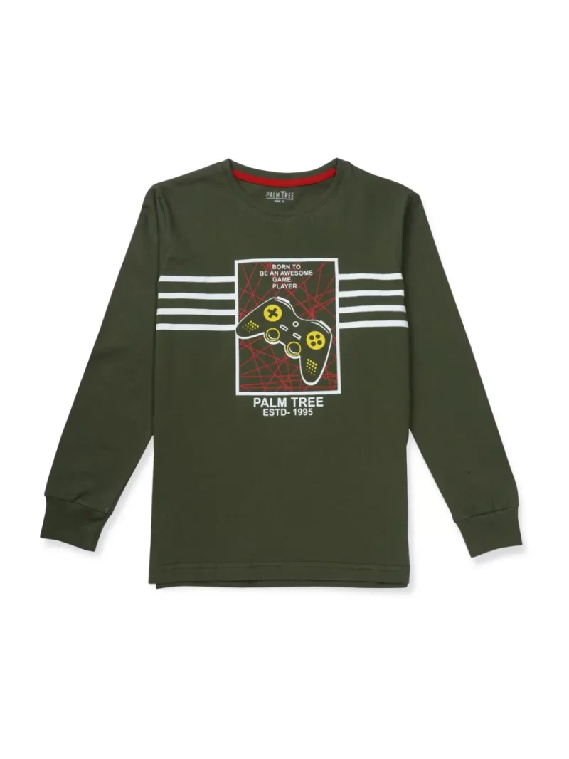 Gini & Jony 
Boys Printed Cotton Blend Regular T Shirt