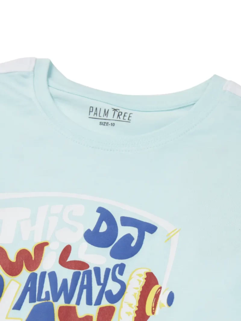 Palm Tree Boys Blue T-Shirt