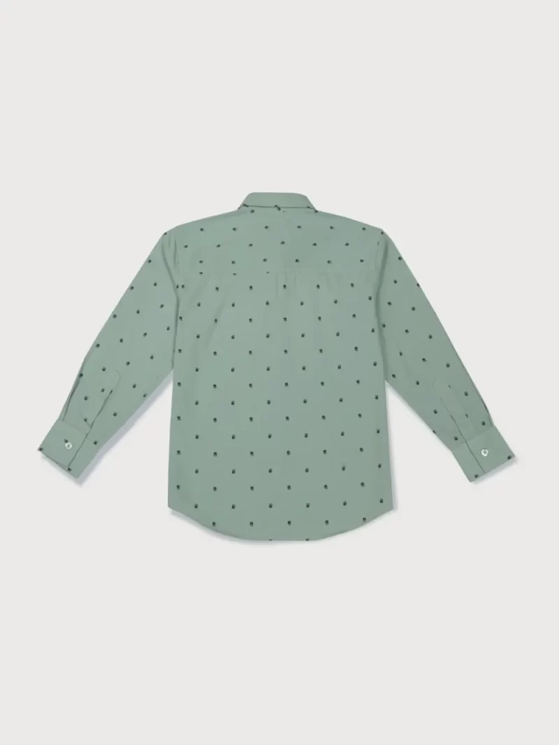 Gini And Jony Boys Solid Cotton Shirt