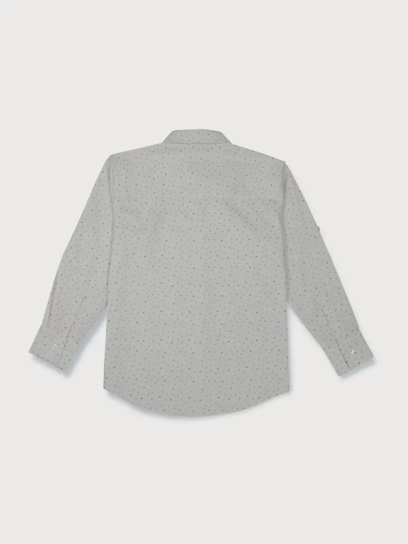 Gini And Jony Boys Solid Cotton Shirt