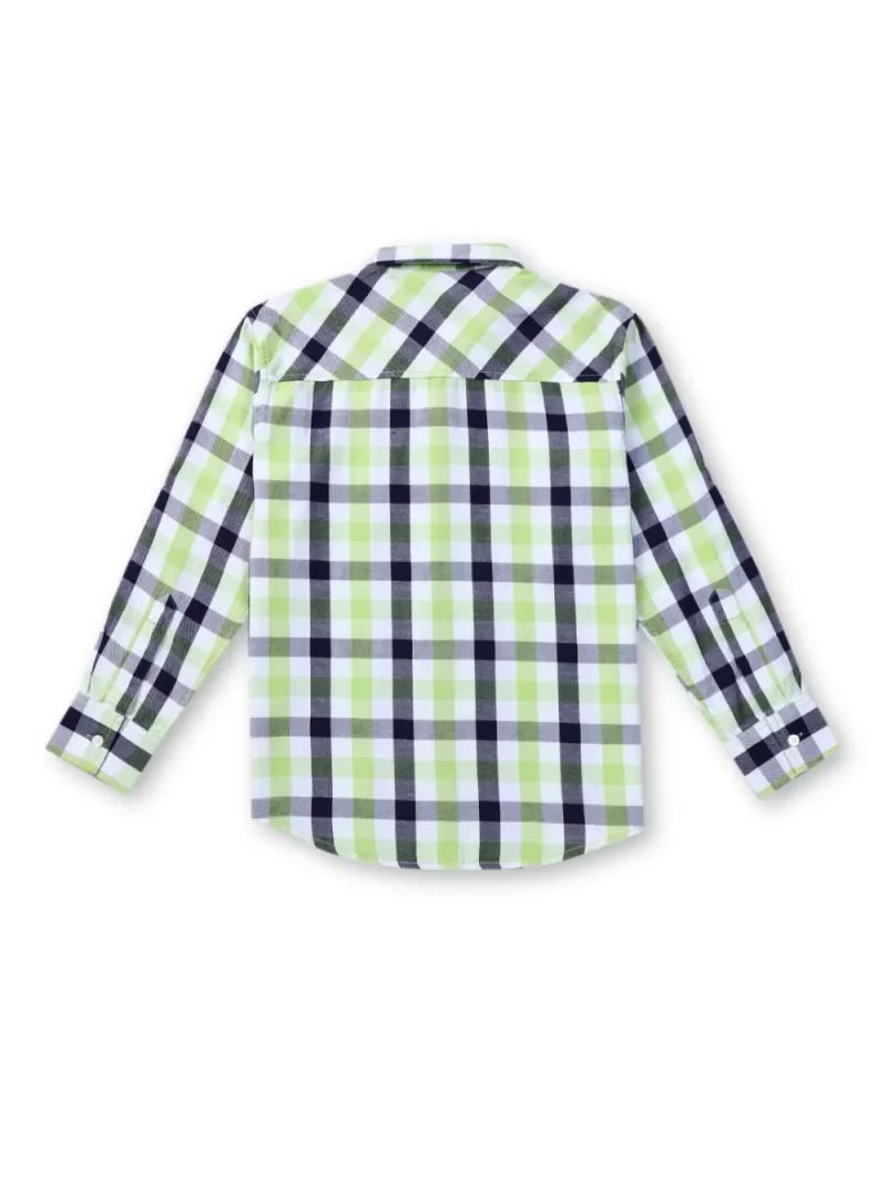 Gini And Jony Boys Solid Cotton Shirt
