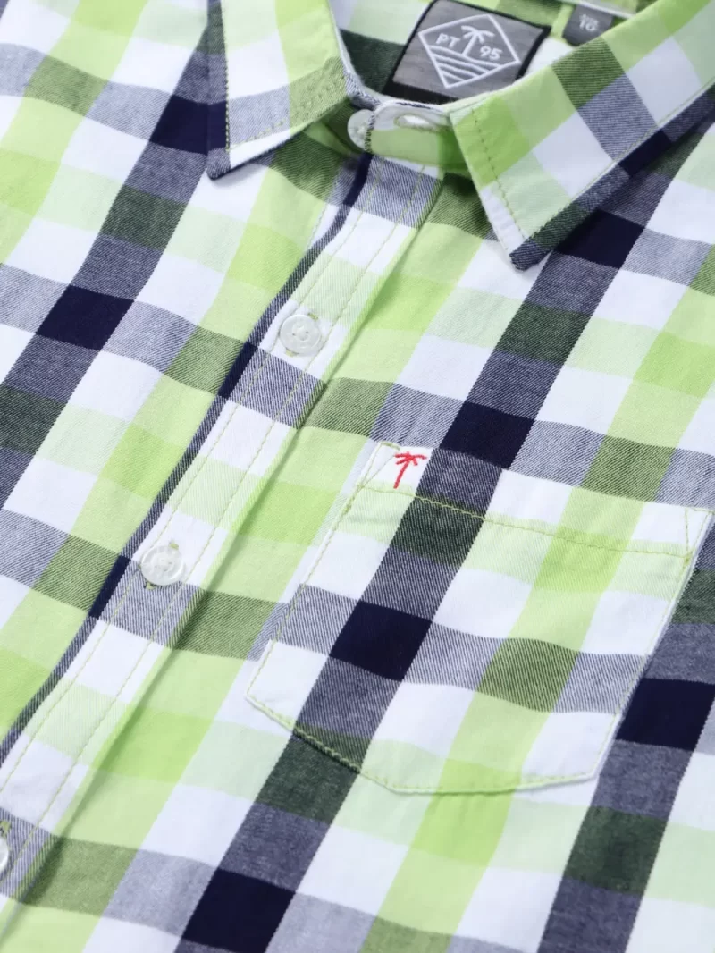 Gini And Jony Boys Solid Cotton Shirt