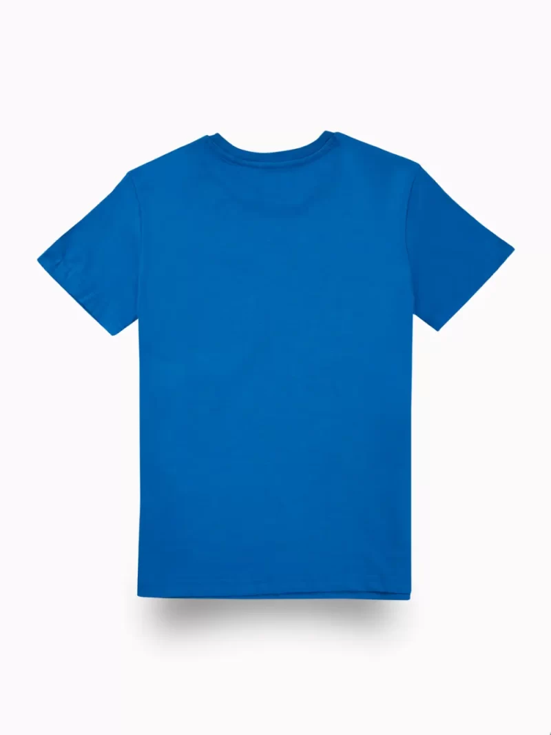 Palm Tree Boys Blue Graphic Print Cotton T-Shirt Half Sleeves