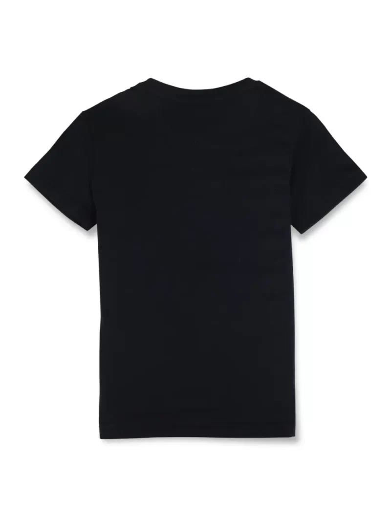 Palm Tree Boys Dark Blue Round Neck Knitted Cotton Printed Top.