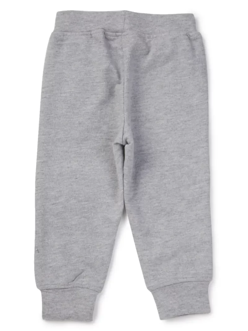 Gj Baby Boys Multicolor Solid Cotton Track Pant Elasticated Pack Of 3