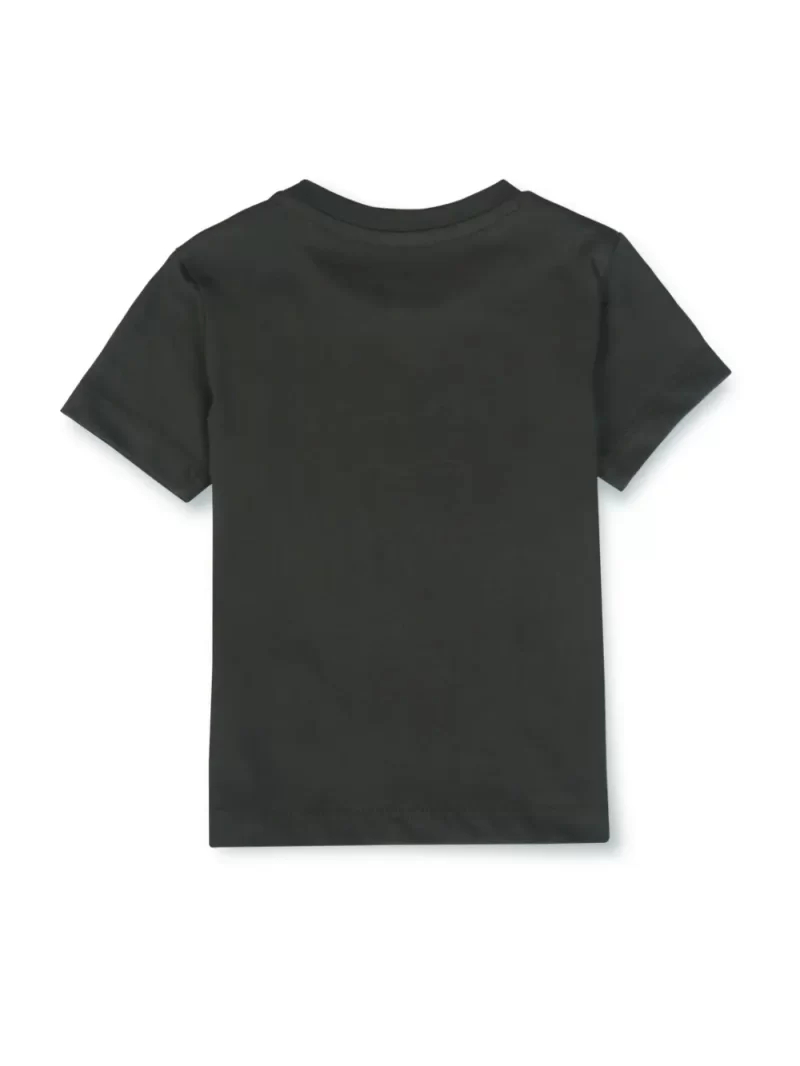 Gj Baby Boys Olive Typographic Print Cotton T-Shirt Half Sleeves