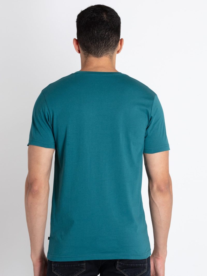 Mens Printed Round Neck T-Shirt