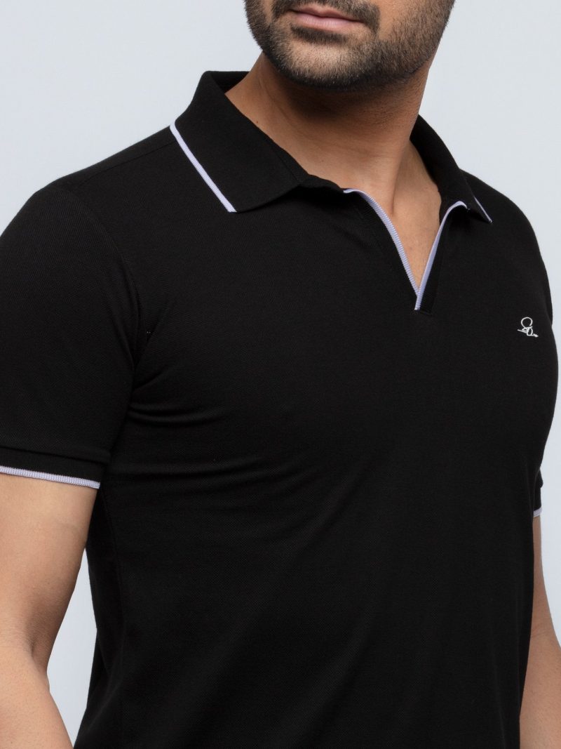 Status Quo Men'S New Basic Solid Regular Fit V-Neck Tshirt