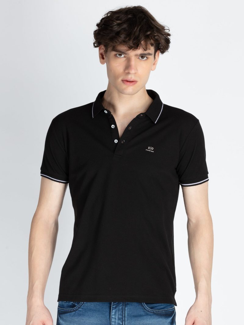 Status Quo Men'S Printed Round Neck Half Sleeves Oversized Tshirt