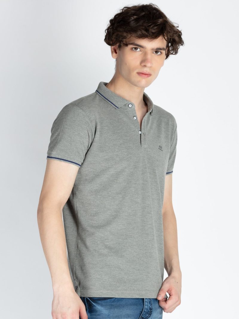 Status Quo Men'S Printed Round Neck Half Sleeves Oversized Tshirt