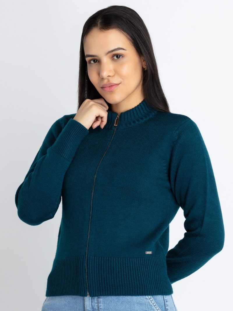 Status Quo Womens Solid Turtle Neck Sweater