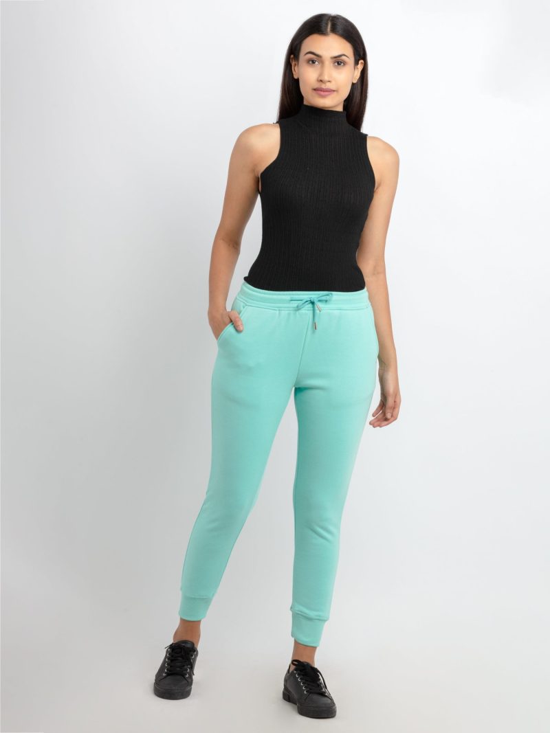 Status Quo Womens Solid Regular Fit Joggers