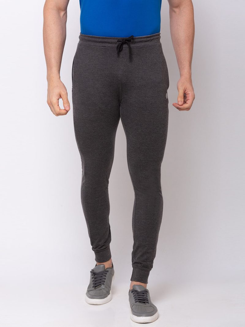 Status Quo Mens Solid Regular Fit Trackpants