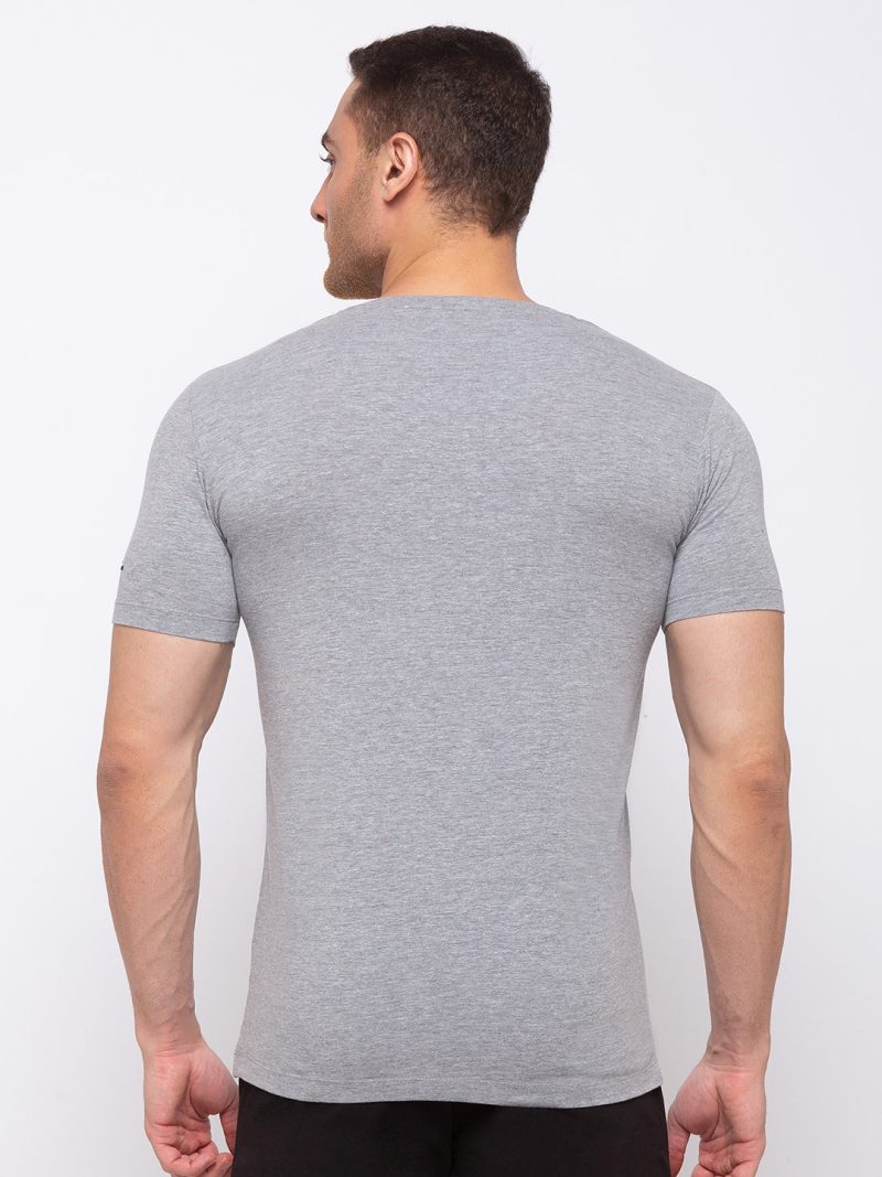 Status Quo Men'S New Basic Solid Regular Fit V-Neck Tshirt