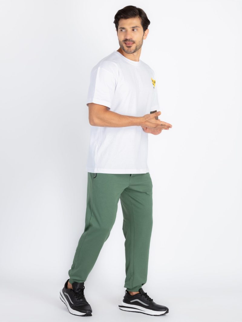 Status Quo Mens Solid Regular Fit Joggers