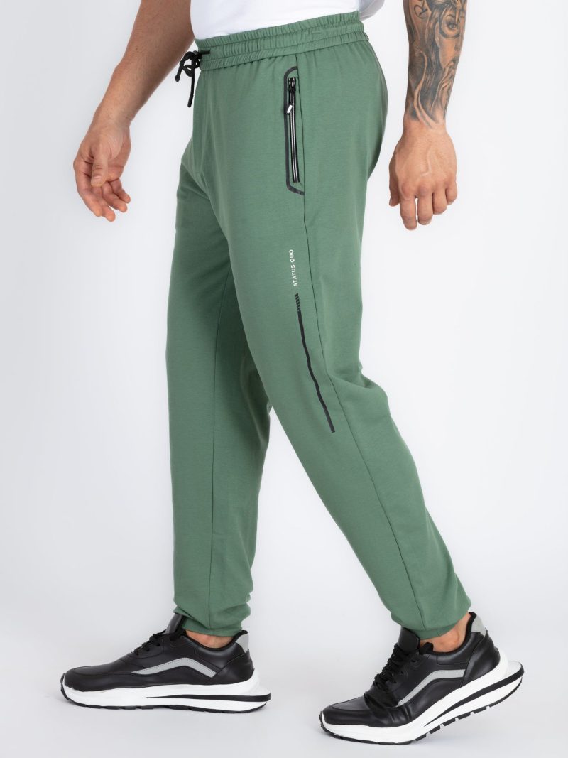 Status Quo Mens Solid Regular Fit Joggers