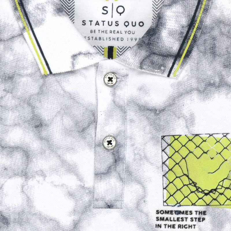 Status Quo Boys All Over Printed Polo T-Shirt