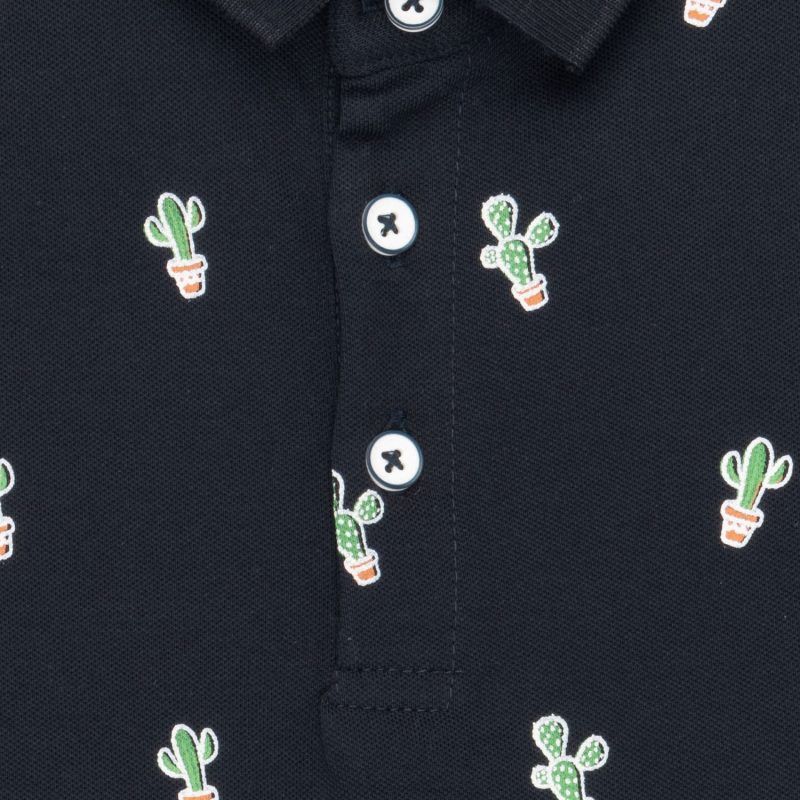 Status Quo Kids All Over Printed Polo T-Shirt