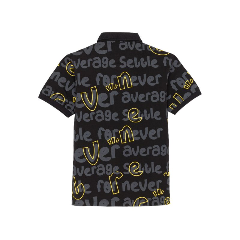 Status Quo Kids All Over Printed Polo T-Shirt