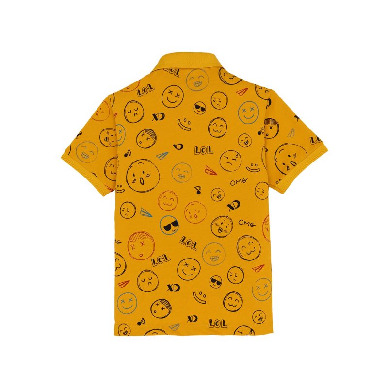 Status Quo Kids All Over Printed Polo T-Shirt