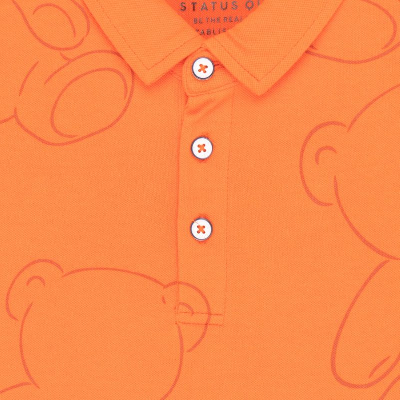 Status Quo Kids All Over Printed Polo T-Shirt