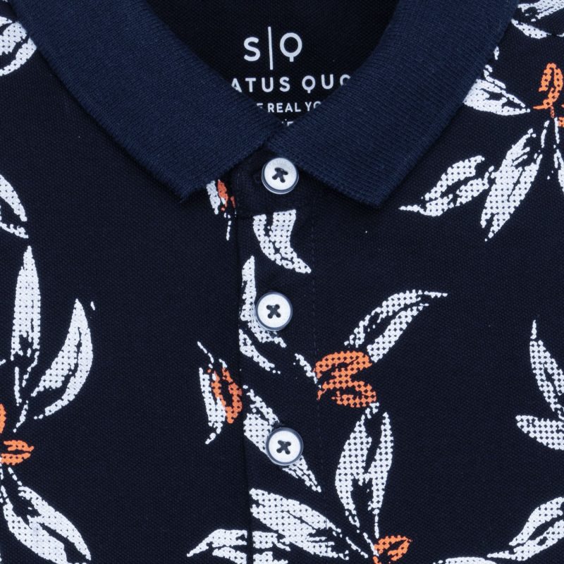 Status Quo Kids All Over Printed Polo T-Shirt
