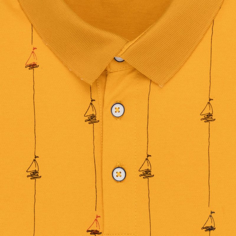 Status Quo Kids All Over Printed Polo T-Shirt