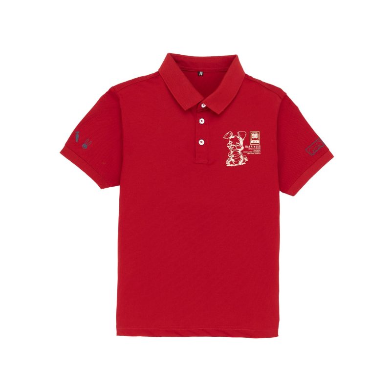 Status Quo Kids Back Printed Polo T-Shirt