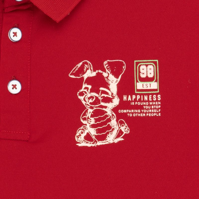 Status Quo Kids Back Printed Polo T-Shirt