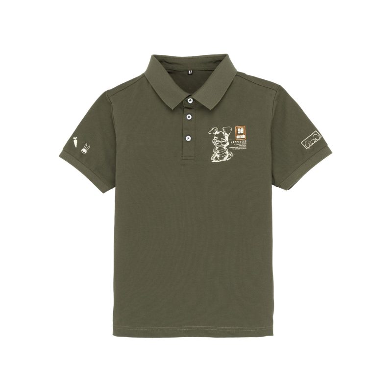 Status Quo Kids Back Printed Polo T-Shirt