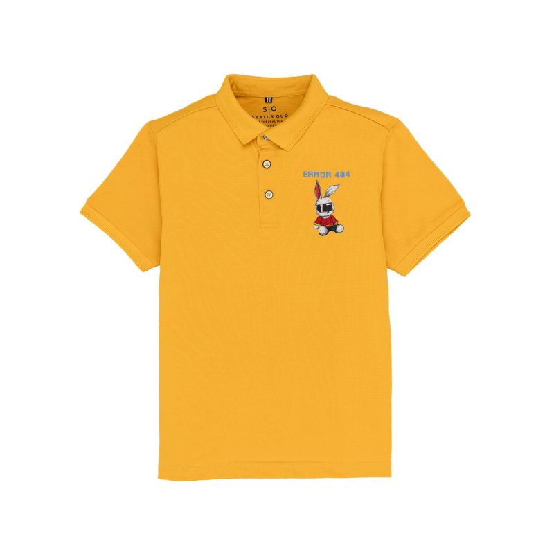 Status Quo Kids Back Printed Polo T-Shirt