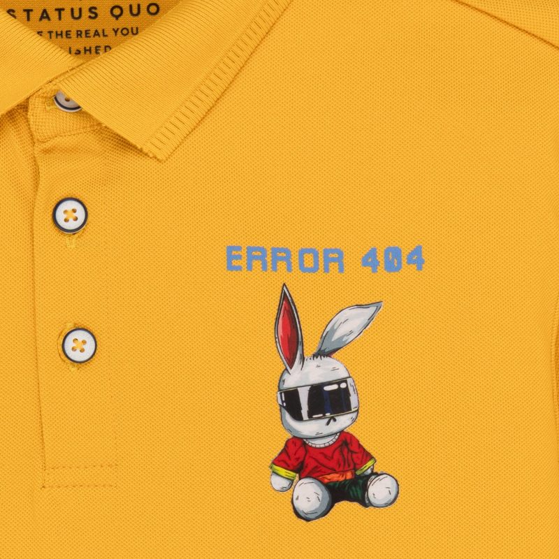 Status Quo Kids Back Printed Polo T-Shirt