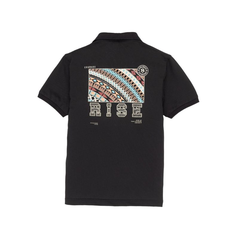 Status Quo Kids Back Printed Polo T-Shirt