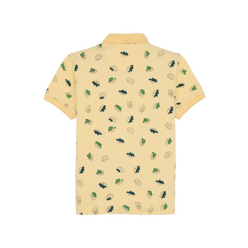 Status Quo Status Quo Boys All-Over Abstract Printed Polo Collar Tshirt