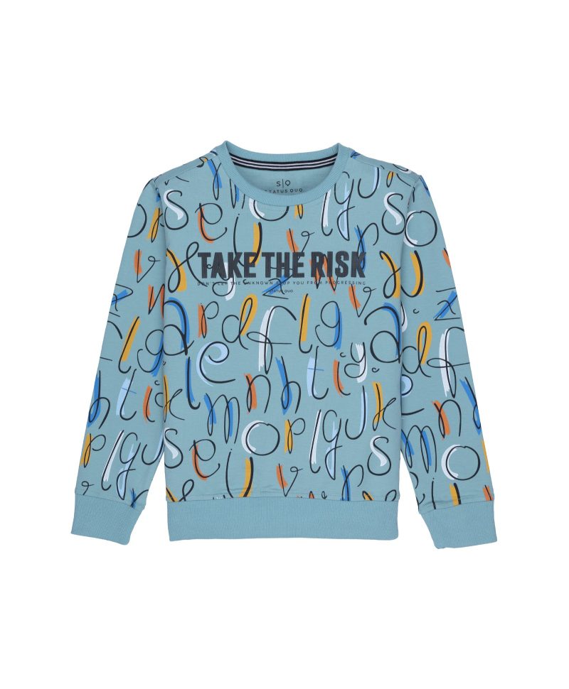 Boys Printed Lightweight Sweatshirt