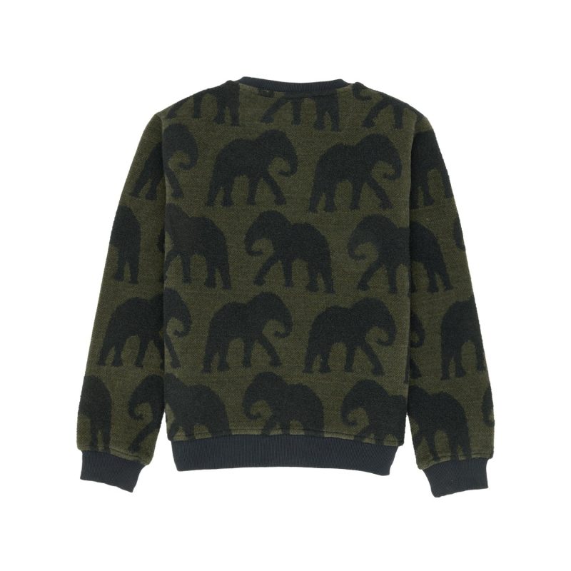 Boys Jacquard Lightweight Sweatshirt