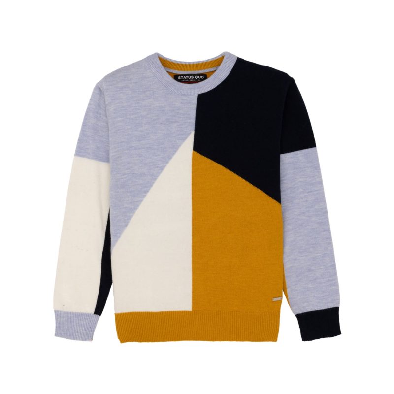 Boys Mix & Match Round Neck Sweater