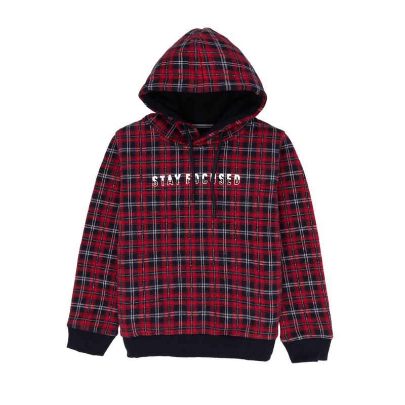 Boys Printed Hooded Sweatshirt