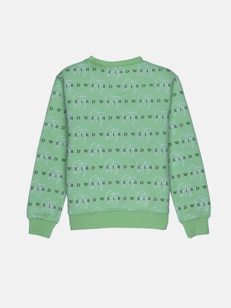Boys All Over Printed Round Neck Sweatshirt