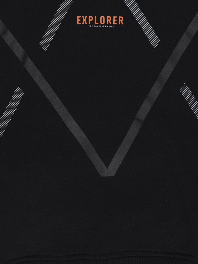 Boys Printed Hooded Sweatshirt