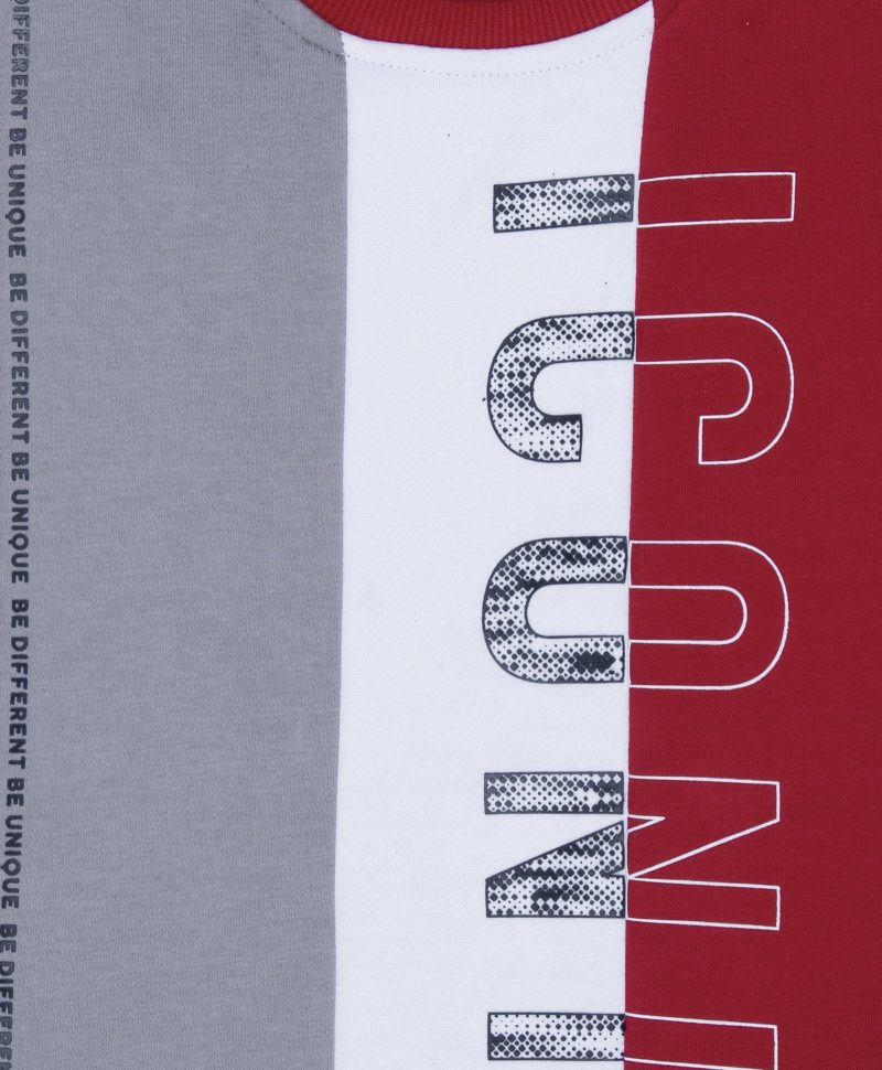 Boys Mix & Match Round Neck Sweatshirt