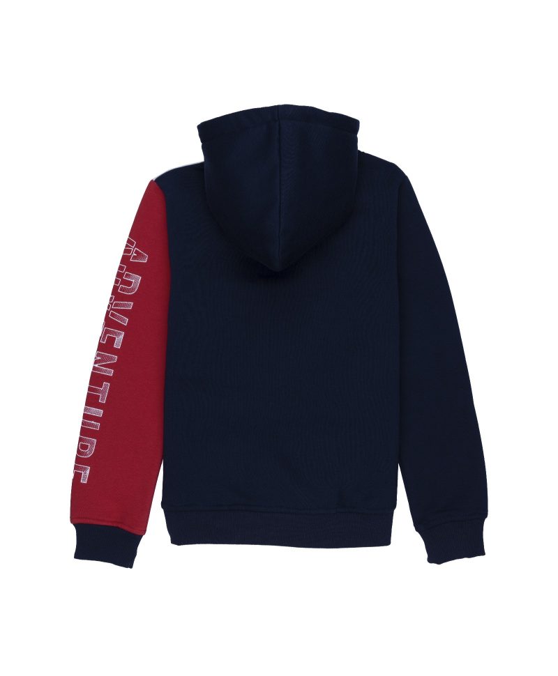 Boys Cut & Sew Hooded Sweatshirt